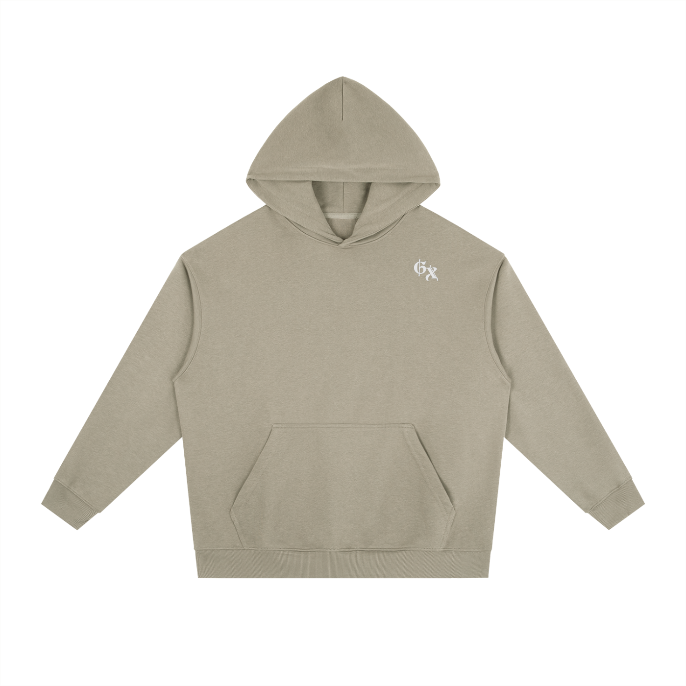 Winged Cress Drop-Shoulder Hoodie