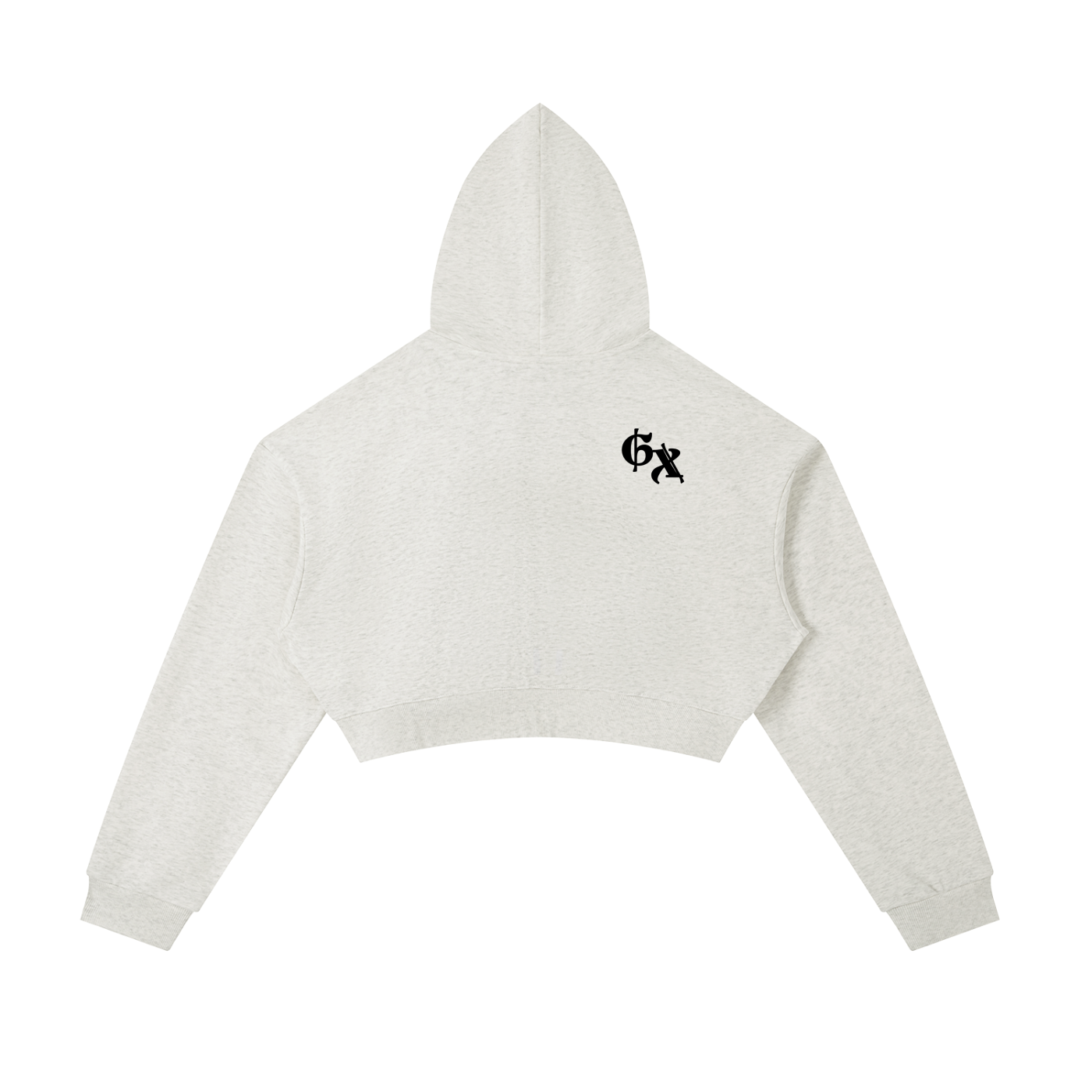 Essential Cropped Zip-Up Hoodie