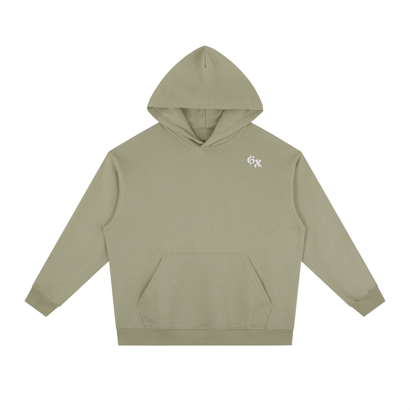 Winged Cress Drop-Shoulder Hoodie