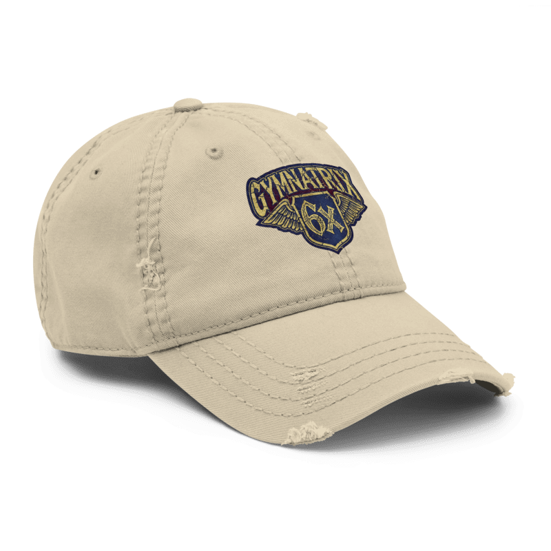 GX Winged Crest Distressed Cap