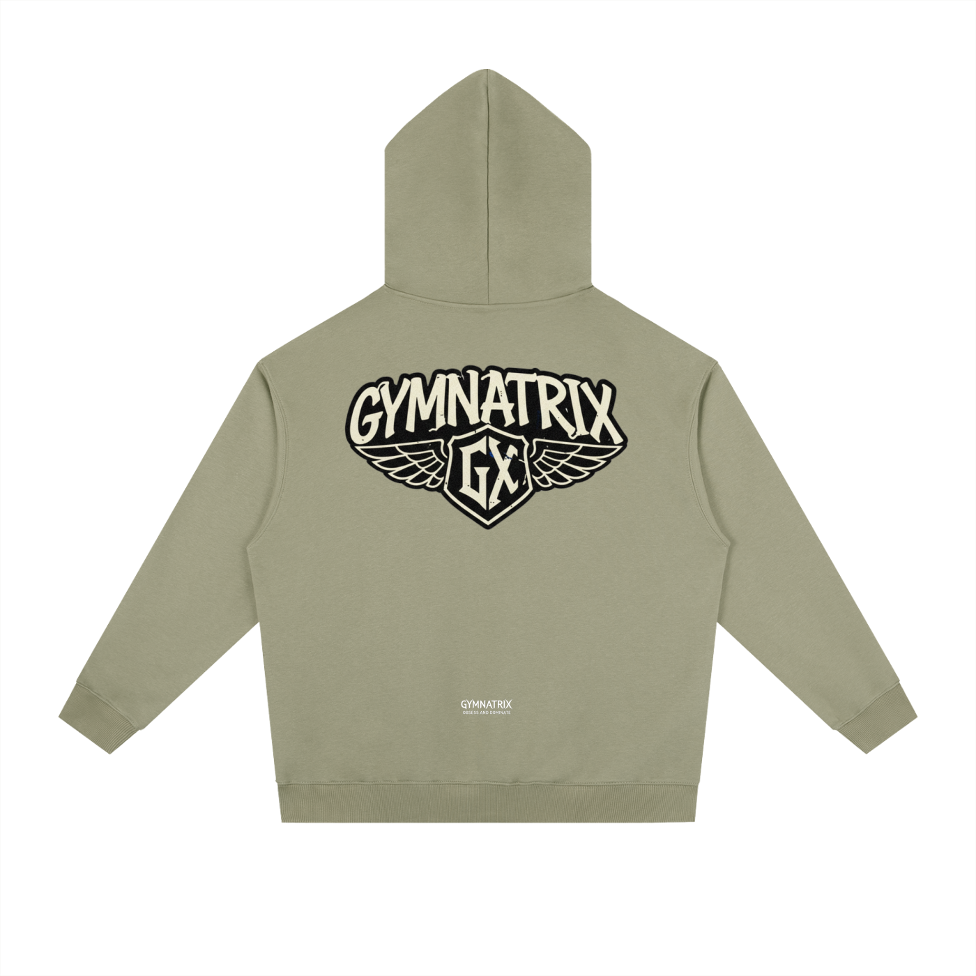 Winged Cress Drop-Shoulder Hoodie