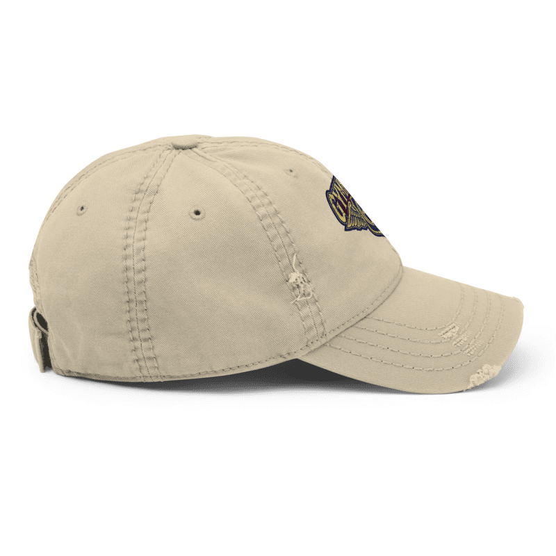 GX Winged Crest Distressed Cap
