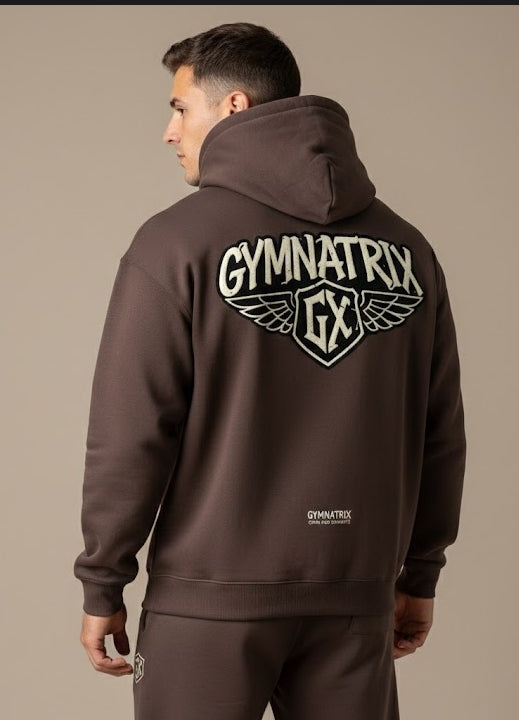 Winged Cress Drop-Shoulder Hoodie