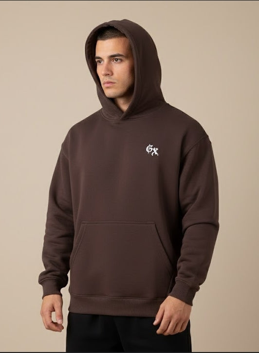 Winged Cress Drop-Shoulder Hoodie